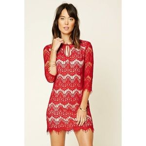 Contemporary Eyelash Lace Dress